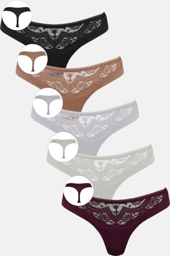 PAPATYA - Papatya Kadın Tanga Külot Lazer Kesim