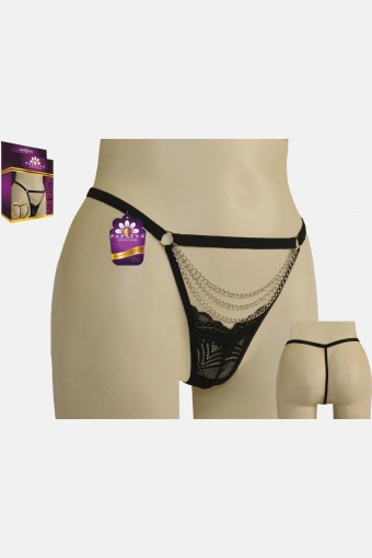 PAPATYA - Papatya Kadın Tanga Külot Önü Zincir Arkası İp