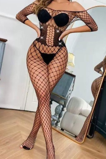 PASSİONE - Passione Kadın Vücut Çorabı Taşlı