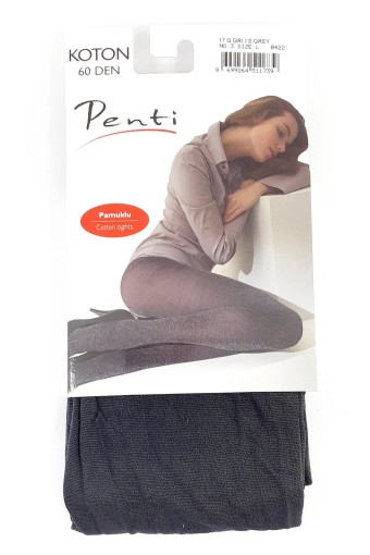 PENTİ-KLASİK - Penti Kadın İnce Külotlu Çorap Pamuklu - Gümüş Gri (17) - 2