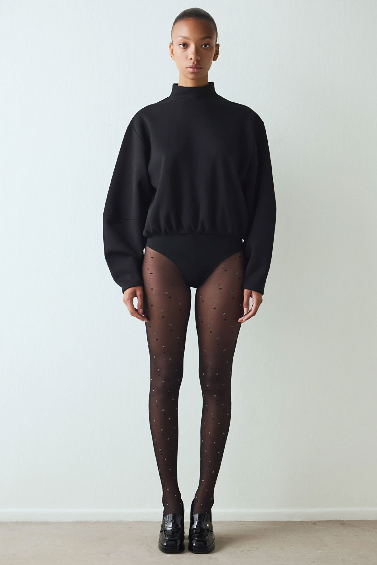 Penti Kadın Külotlu Çorap Shinny Dotted - Thumbnail