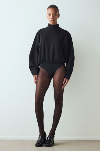 PENTİ-DESENLİ - Penti Kadın Külotlu Çorap Shinny Dotted (1)