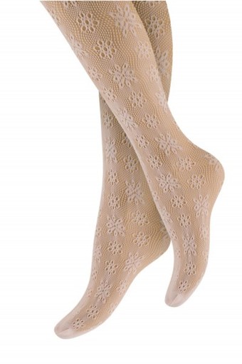 PENTİ-DESENLİ - Penti Kız Çocuk İnce Külotlu Çorap Çiçek File