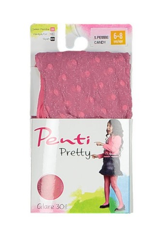 PENTİ-DESENLİ - Penti Kız Çocuk İnce Külotlu Çorap Pretty Glare