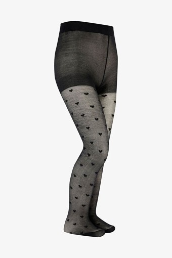 PENTİ-DESENLİ - Penti Kız Çocuk İnce Külotlu Çorap Pretty Mini Hearts Triko (1)
