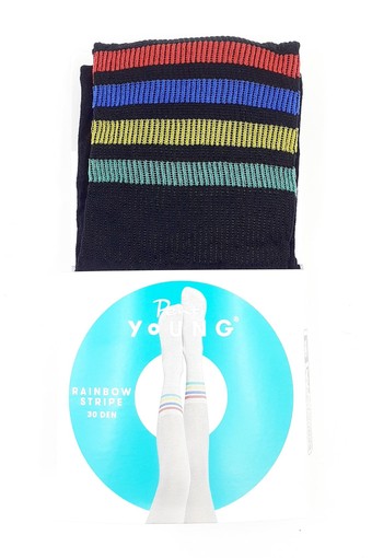 PENTİ-DESENLİ - Penti Kız Çocuk İnce Külotlu Çorap Pretty Rainbow Stripe (1)