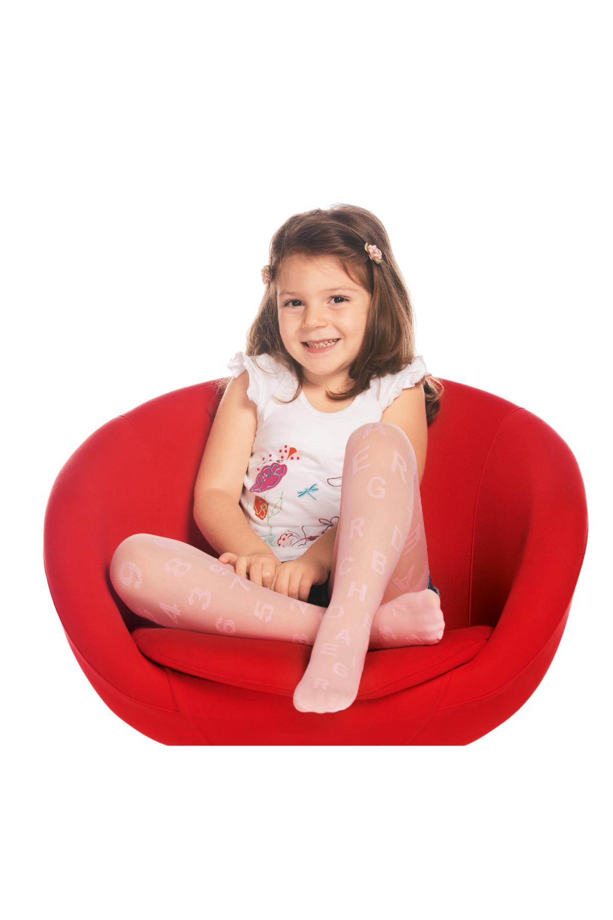 Penti Kız Çocuk İnce Külotlu Çorap Pretty Sembol - Thumbnail