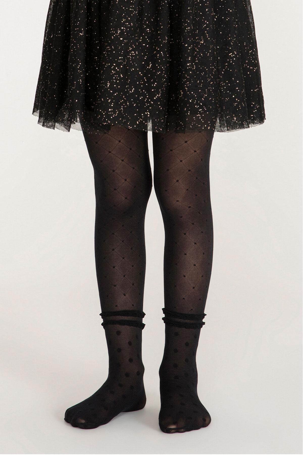 Penti Kız Çocuk Külotlu Çorap Cross - Thumbnail