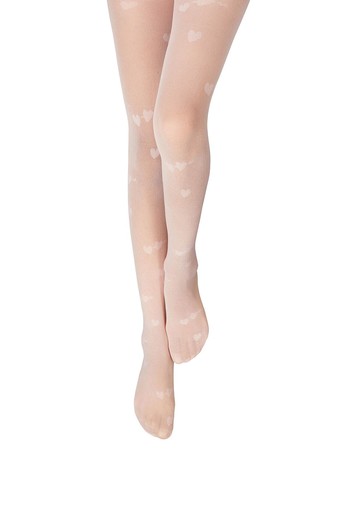 PENTİ-DESENLİ - Penti Kız Çocuk Külotlu Çorap Twin Hearts