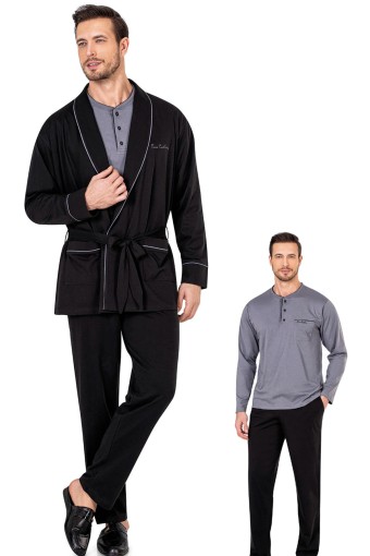 PİERRE CARDİN-PENTEKS - Pierre Cardin Erkek Penye Rob Takım (1)