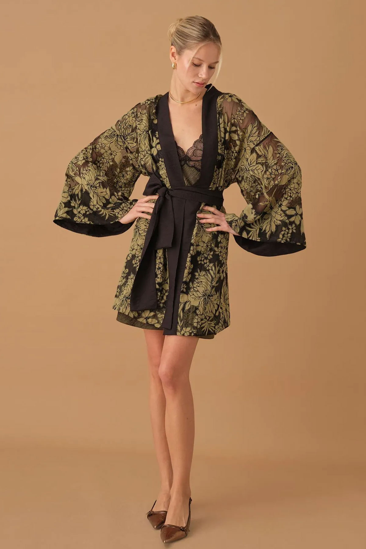 Pierre Cardin Kadın 4'lü Takım Büstiyer Dantelli Jakarlı - Thumbnail