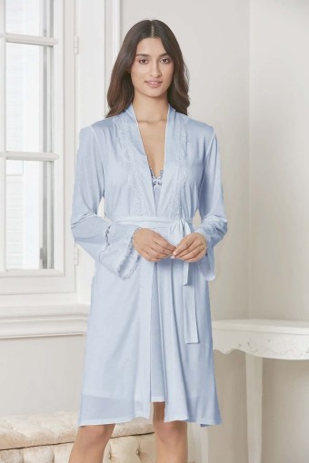 PİERRE CARDİN-JALE - Pierre Cardin Kadın 6'lı Çeyiz Seti Penye - Mist - 2XL