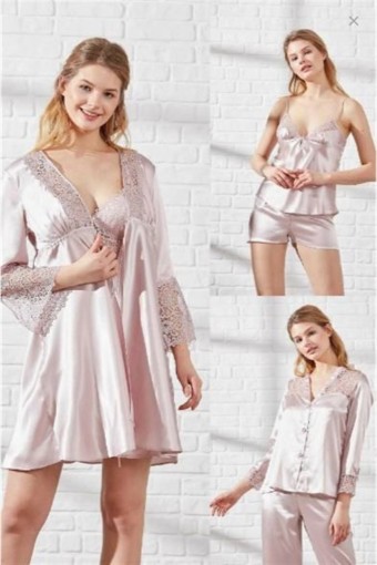 PİERRE CARDİN-JALE - Pierre Cardin Kadın 6'lı Set Modal Kısa (1)