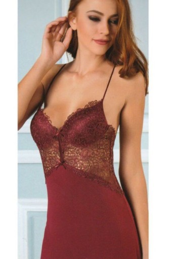PİERRE CARDİN-JALE - Pierre Cardin Kadın 6'lı Set Uzun - Bordo - M (1)