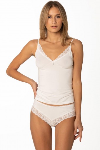 PİERRE CARDİN-JALE - Pierre Cardin Kadın Çeyizlik Atlet ve Külot Takımı Dantelli