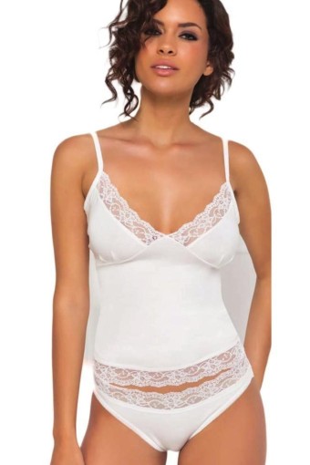 PİERRE CARDİN-JALE - Pierre Cardin Kadın Fantezi Atlet ve Külot Takımı Dantelli Kaşkorse (1)