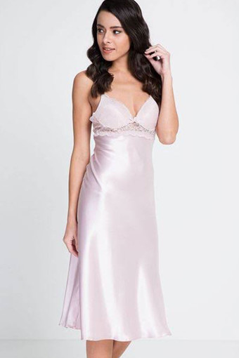 PİERRE CARDİN-JALE - Pierre Cardin Kadın Fantezi Gecelik Kaplı Saten