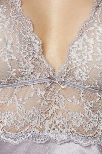 PİERRE CARDİN-JALE - Pierre Cardin Kadın Fantezi Gecelik - Royal - S (1)