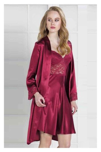 PİERRE CARDİN-JALE - Pierre Cardin Kadın Gecelik Sabahlık Takım (1)