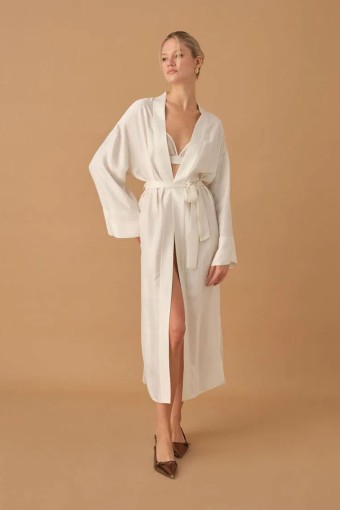 PİERRE CARDİN-JALE PREMİUM - Pierre Cardin Kadın İpek Saten 7'li Set Uzun Güpürlü