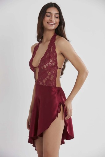 PİERRE CARDİN-JALE - Pierre Cardin Kadın Kısa Gecelik