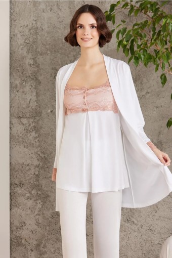 PİERRE CARDİN-JALE - Pierre Cardin Kadın Penye Pijama Takımı (1)