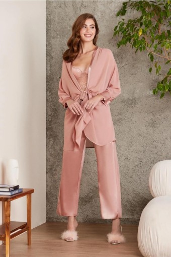 PİERRE CARDİN-JALE - Pierre Cardin Kadın Saten 4'lü Takım (1)