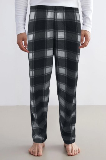 PİJAMONİ - Pijamoni Erkek Tek Alt Eşofman Polar - Gri/1