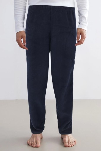 PİJAMONİ - Pijamoni Erkek Tek Alt Eşofman Polar - Lacivert/2