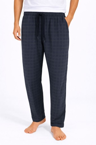 PİJAMAN - Pijamoni Erkek Tek Alt Pijama Baskılı Penye - Füme/1