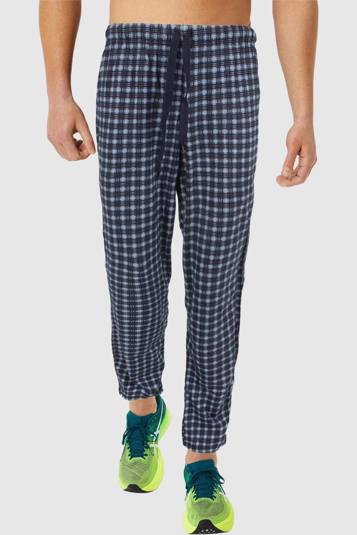 Pijamoni Erkek Tek Alt Pijama Baskılı Penye - Gri - Thumbnail