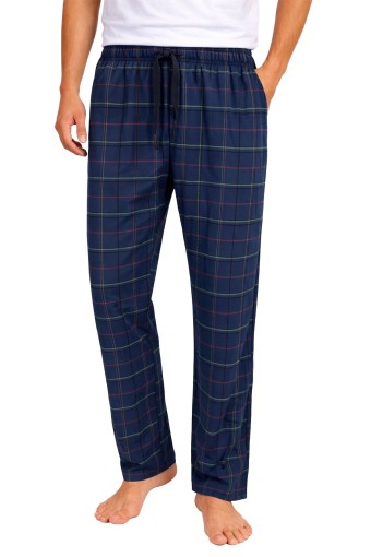 PİJAMAN - Pijamoni Erkek Tek Alt Pijama Baskılı Penye - Lacivert/2