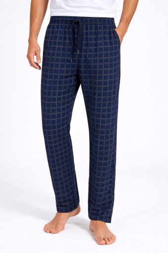 PİJAMAN - Pijamoni Erkek Tek Alt Pijama Baskılı Penye - Lacivert/4