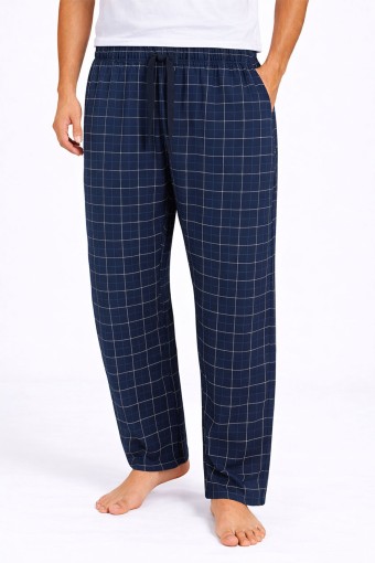 PİJAMAN - Pijamoni Erkek Tek Alt Pijama Büyük Beden Baskılı Penye - Lacivert/5