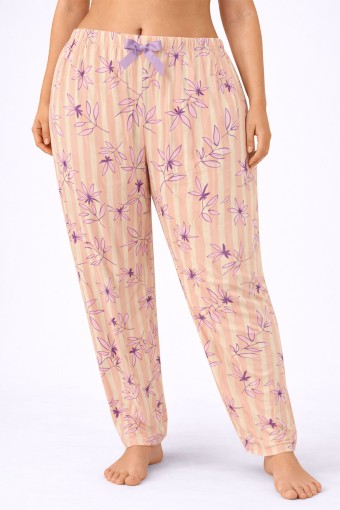 PİJAMONİ - Pijamoni Kadın Pijama Desenli Büyük Beden Milan - Çok Renkli/1