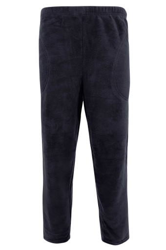 PİJAMONİ - Pijamoni Kadın Tek Alt Pijama Cepli Polar - Lacivert