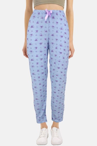 PİJAMONİ - Pijamoni Kadın Tek Alt Pijama Poliviskon - Mavi/1