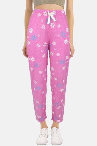 PİJAMONİ - Pijamoni Kadın Tek Alt Pijama Poliviskon - Pembe/1