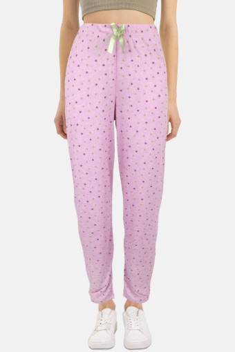 PİJAMONİ - Pijamoni Kadın Tek Alt Pijama Poliviskon - Toz Pembe