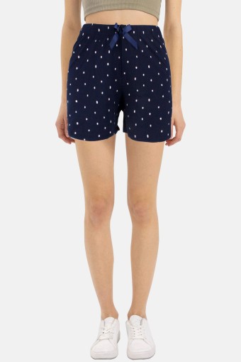 PİJAMONİ - Pijamoni Kadın Tek Alt Şort Milan - Lacivert/1