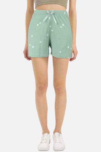 PİJAMONİ - Pijamoni Kadın Tek Alt Şort Milan - Mint