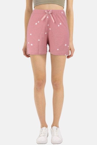 PİJAMONİ - Pijamoni Kadın Tek Alt Şort Milan - Pudra