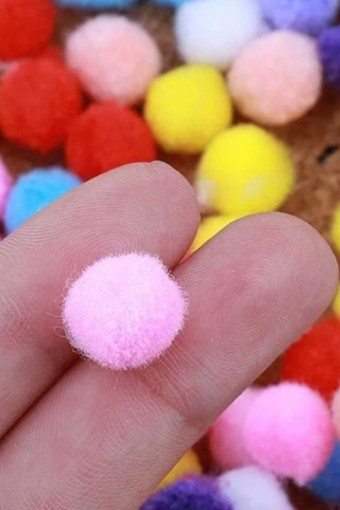 PINAR-TUHAFİYE HIRDAVAT - Pınar Ponpon Süsleme 1.2 Cm 1000'li Paket (1)