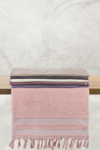 PINARCA HAVLU - Pınarca Armürlü Bağlamalı Ağır Banyo Havlusu 100x150