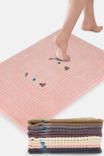 PINARCA HAVLU - Pınarca Ayak İzi Desenli Ayak Havlusu 50x70