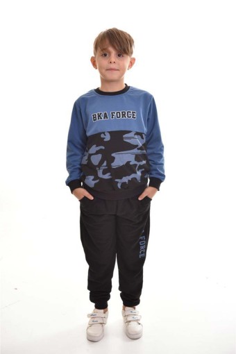 PINARCA EV GİYİM - Pınarca Erkek Çocuk Force Pijama Takımı - Lacivert