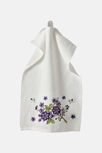 PINARCA HAVLU - Pınarca Kadife Nakışlı Mutfak Havlusu 30x50 (1)