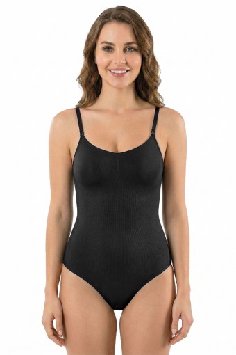 PINARCA KORSE - Pınarca Kadın Body Korse Ayarlanabilir İp Askılı Çıtçıtlı (1)