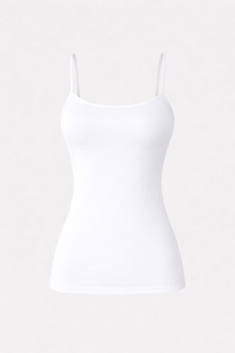 PINARCA ÇAMAŞIR - Pınarca Kadın İp Askılı Sütyen Kaplı Atlet