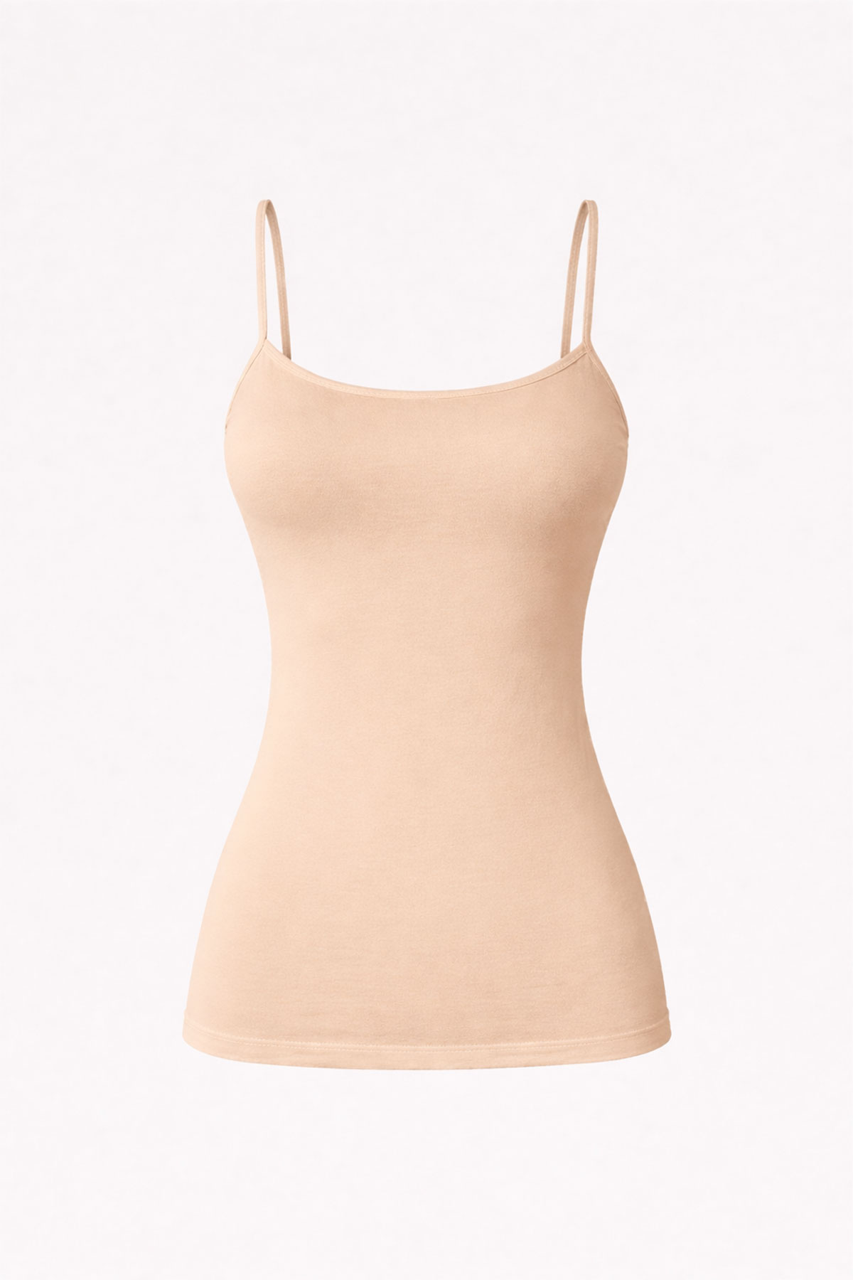 Pınarca Kadın İp Askılı Sütyen Kaplı Atlet - Thumbnail